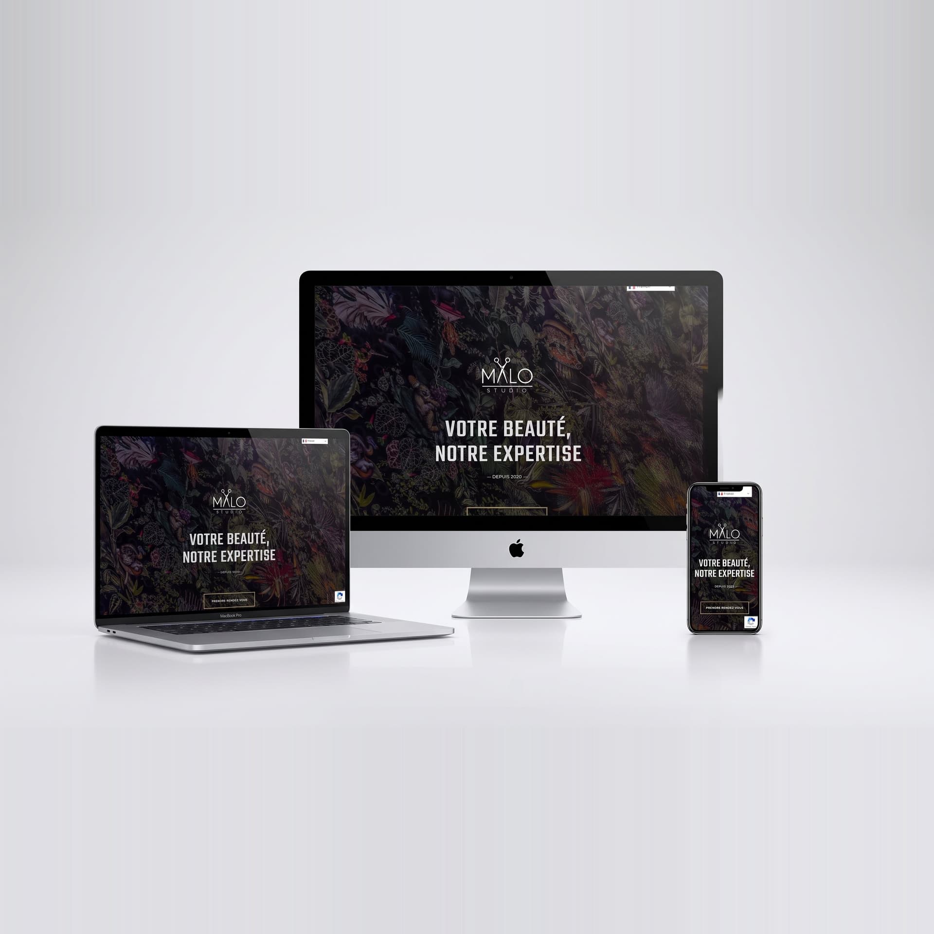 Brand identity and website for Malo Studio